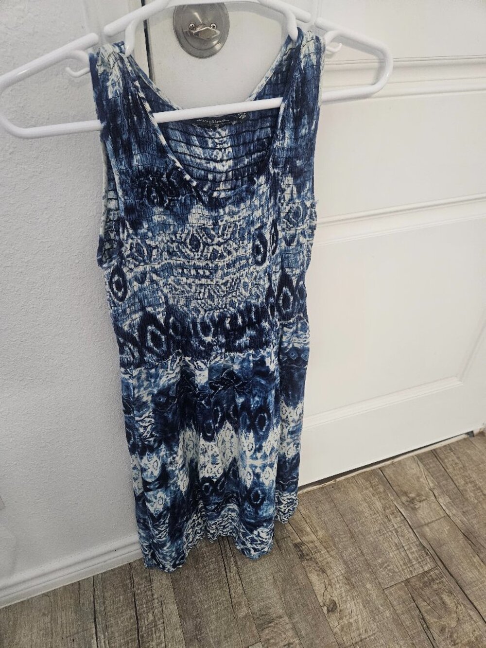 Notations Blue and White Summer Dress